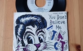 Stray Cats – You Don't Believe Me 7" ps 1981 Rockabilly