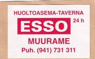 MUURAME, Huoltoasema- Taverna , ESSO.      b436