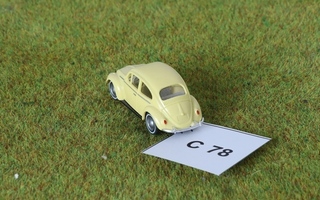 #C78 Pienoisrautatiehen kuplavolkkari VW, 1:87