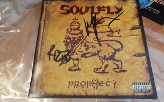 SOULFLY - PROPHECY CD KANSILEHTI  MAX JA MARC NIMMAREILLA