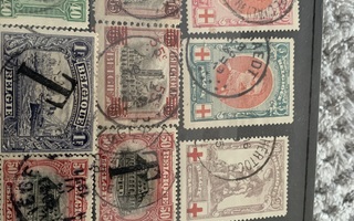 Belgialaisia postimerkkejä