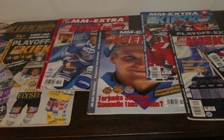 Jääkiekkolehtiä 1990-luvulta ja 2000-luvun alusta