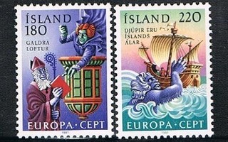 Islanti 1981 -  Europa CEPT (2)  ++