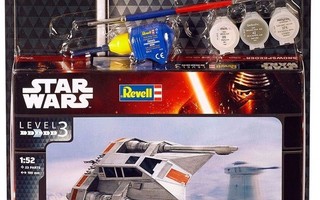 Star Wars:Snowspeeder + maalit, liima ja pensseli