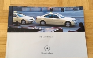 Esite Mercedes Taxi-mallit W203, W211, W220 ym, 2002. Taksi