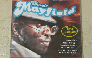 Curtis Mayfield: The Single collection -uusi cd-