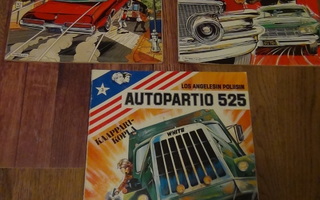 AUTOPARTIO 525 No, 3- 7 ja 13,  3kpl