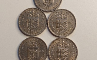 Iso-Britannia 1 shilling 1953> 5kpl