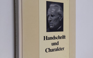 Bernhard Wittlich ym. : Handschrift und Charakter - gemei...