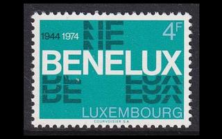 Luxemburg 891 ** Benelux-maiden tulliunioni 30v (1974)