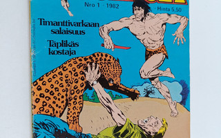 Edgar Rice Burroughs : Tarzan 1/1982 : Timanttivarkaan sa...