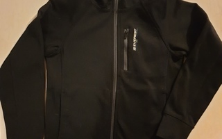 Everestin musta hupullinen takki kevääseen/alkusyksyyn, 134