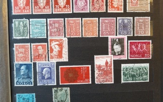Norjalaisia postimerkkejä erä