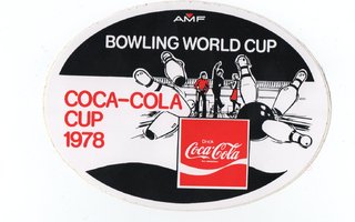 Coca-Cola Cup 1978. Bowling World Cup tarra.