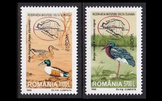 Romania 5414-5 ** Europa luonnonpuistot (1999)