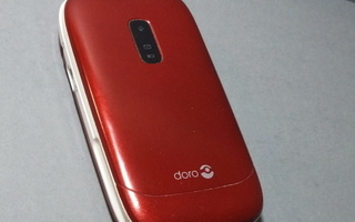 Doro 6031 Läppä / Simpukka puhelin punainen