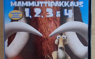 Ice Age 1-4 DVD Mammuttipakkaus
