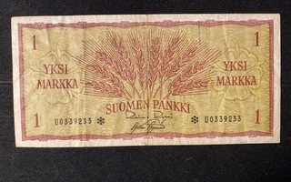 1 Markka 1963 U0339233* Ros-Asp Kl4