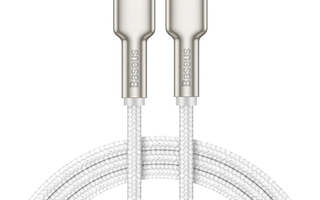 USB-C-kaapeli Lightning Baseus Cafule White Powe
