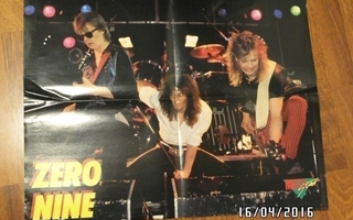 Zero Nine – MegaStar-lehden juliste 1986