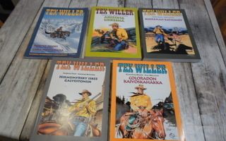 Tex Willer albumit (5 kpl)