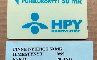 HPY-MD19 Finnet-yhtiöt 50 mk puhelukortti