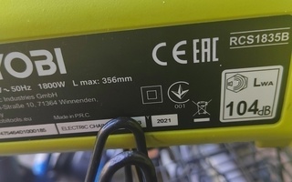 Hyvä sähkösaha ryobi laatumerkki ovh 149eur ollut