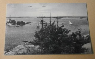 Kotka, satamaa, Vasikkasaari, Kotkansaari, laivat, p. 1910