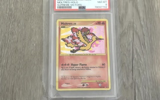 Moltres #149 Pokemon Supreme Victors PSA 8 (HALPA HINTA)