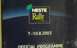 Neste Rally - Virallinen katsojaopas 2003 (3.3)