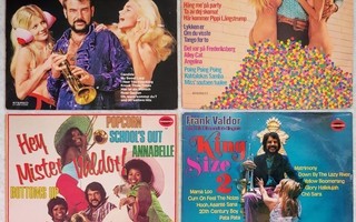 FRANK VALDOR: 5 viihde-LP:tä 1968–73 - siistit – Poing Poing