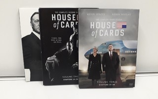 House Of Cards S1-3, Kaudet 1-3 (16dvd)