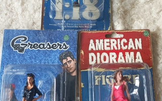 1/18 American Diorama figuurit jenkkiautoihin (UUSI)