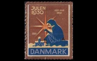 Tanska joulumerkki 27 ** Pieni tulitikkutyttö (1930)