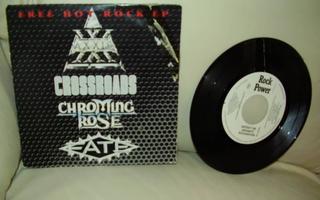 Axxis Crossroads Croming Rose Fate 7 EP 1991 ROCK02 Promo