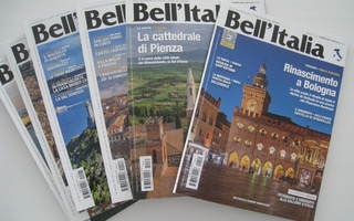 Bell’ Italia -lehtiä 6 kpl matkailu historia taide