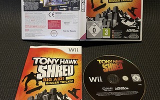 Tony Hawk Shred Big Air Bigger Tricks Wii - CiB