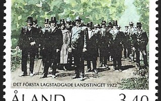 Åland 1992 Ensimmäiset Maakuntapäivät 3,40 mk ** LaPe 061
