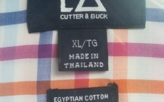 Uusi, huippulaadukas Cutter & Buck paita XXL 100% puuvilla