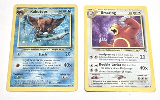 Pokemon - Kabutops + Ursaring holo (Neo Discovery)