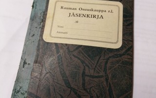 Rauman Osuuskauppa r.l. JÄSENKIRJA, 1934