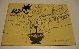 Kari Hvitträskissä, pilapiirrosnäyttely 1972-73