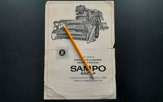 Sampo 657 LP puimurin esite 1957