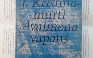 J. Krishnamurti - Avaimena vapaus (sid.)