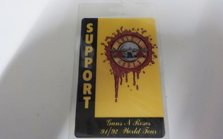 GUNS N ROSES 91/92 TOUR SUPPORT BACKSTAGE PASSI