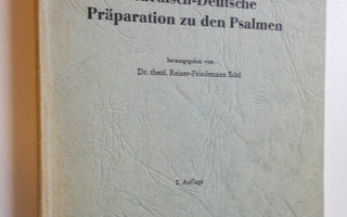 Reiner.Friedemann Edel : Hebräische-Deutsche Präparation ...