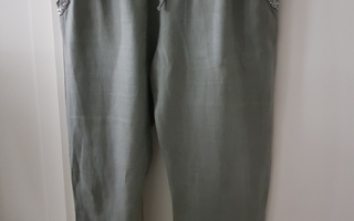 Made in Italy Pants / Rennot Housut / Pellavahousut - koko M