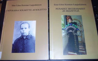 2 kpl Etta-Liisa Kunnas-Lappalainen kirjoja (SIS.PK )