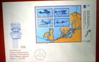 FDC Finlandia 88 Filatelian Maailmannäyttely