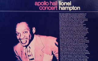 LP-LEVY: LIONEL HAMPTON : APOLLO HALL CONCERT
